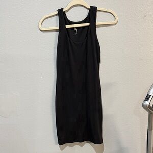 Heart Hips Black Mini Dress